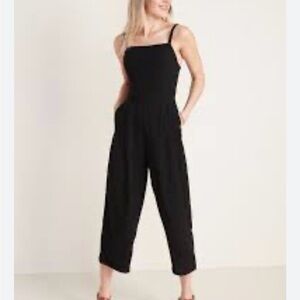 Old Navy Classic Cami Black Jumpsuit